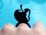 Apple Ring / iRing, Ausgefallener schwarzer Ring