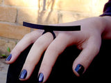 Gothic Ring, Fancy Black Ring