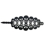 Pulsera calavera, Pulsera caucho negro