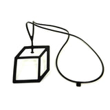 Collar Dados, Collar Largo Negro