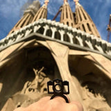Bague pour appareil photo, bague noire en caoutchouc naturel