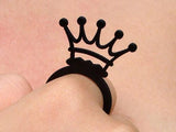 Princess Ring, Black Ladies & Kids Natural Rubber Ring