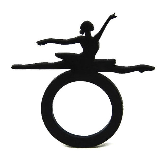 Ballerina Ring, Fancy Black Ladies & Kids Ring