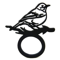 Bird Ring, Fancy Black Ring